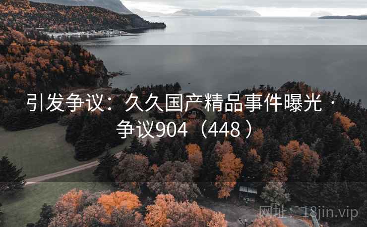 引发争议：久久国产精品事件曝光 · 争议904（448 ）